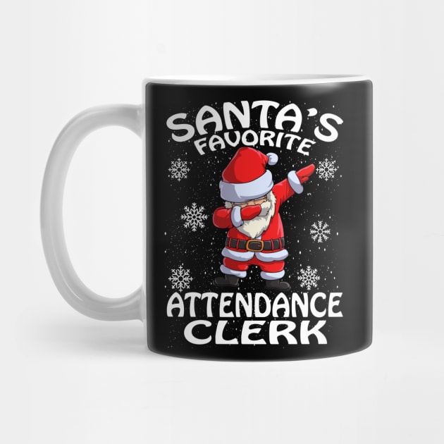 Santas Favorite Attendance Clerk Christmas by intelus